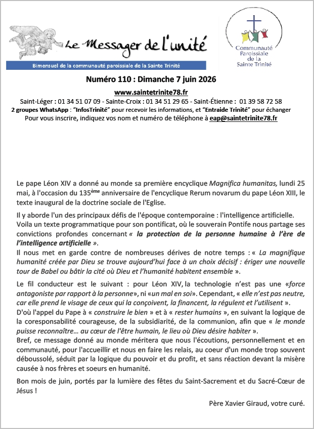 Le Messager de l'Unité