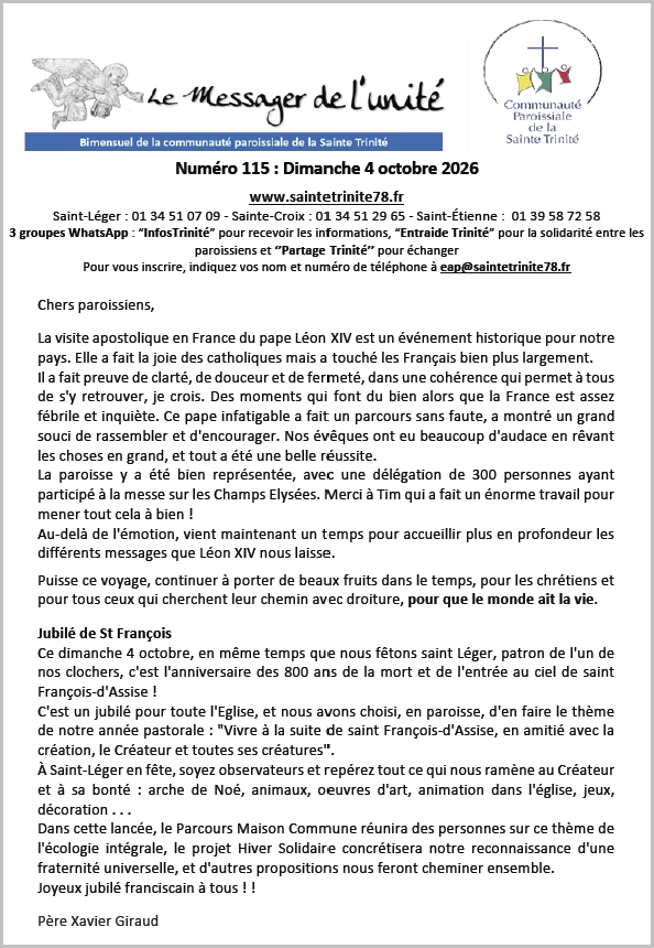 Le Messager de l'Unité